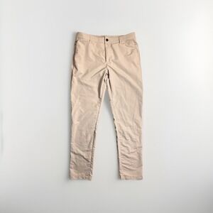 Banana Republic City Pants Mens 34x34 Beige Slim Fit Performance Tech Golf Chino